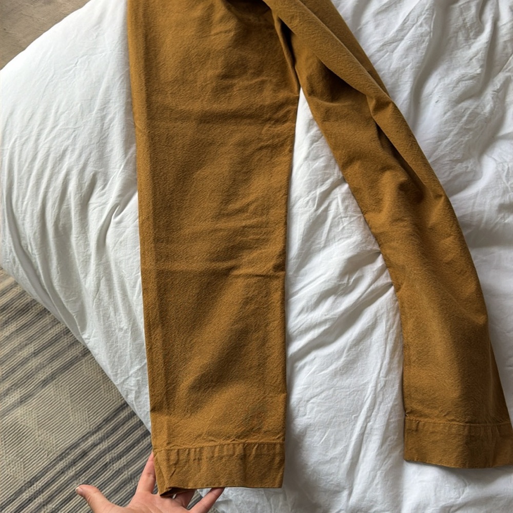 Jesse Kamm Cotton Canvas Pants in Tan - Picture 6 of 11